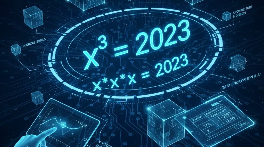 x*x*x is equal to 2023